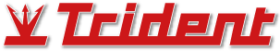 Trident logo red